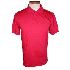 Prince Polo Shirt Mens M Red Vtg Made In USA Tennis Pickleball Squash